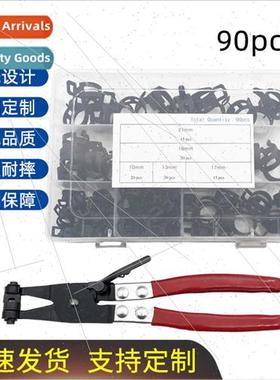 90pcs boxed black dacromet throat hoop 65manganese steel wh