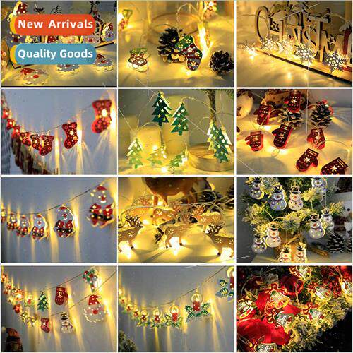 2023 LED Christmas Iron Santa Claus snowman deer Christmas e