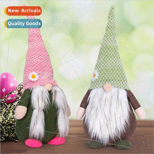 2023New Easter decoration dolls small flowers couple Rudolph