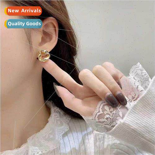 Geometric square earrings earrings 2023 new square round fac