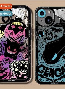 Devil Transparent Phone Case Apple 14 Angel Eye 13promax Sof