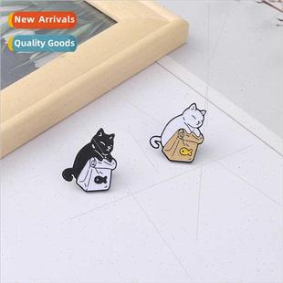 Cat Badge Brooch Cartoon Backpack Cute Clothes Clothing New