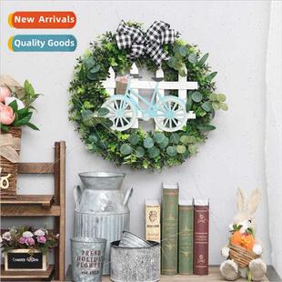 Eucalyptus mulation Wreath Easter Rustic Home Decorations Wi