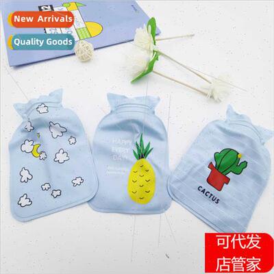 Winter cartoon PVC hot water bag explosion-profilling water