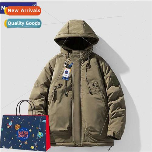 double-sided wear stand-up collar down jacket men winter new