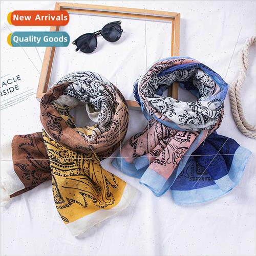 Color clash nd scarf women autumn winter colorblocking knted
