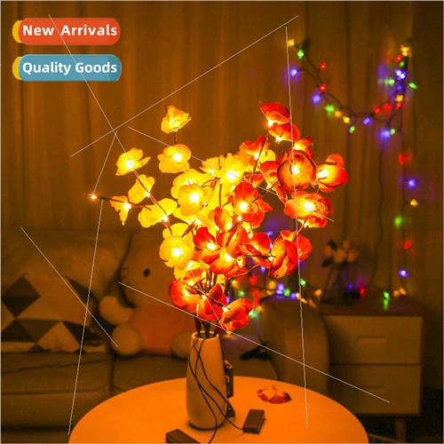 Creative LED Butterfly Orchid Branch ghts mulation Tree Bran