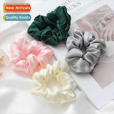 mulation silk hair bins wind solid color large intestine hai