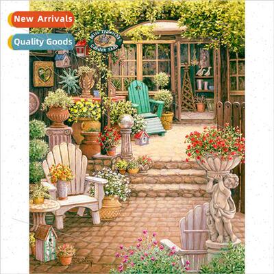 Cross stch new cabin full embroidery simple handmade thread