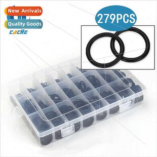 279pcs Ring Circular Gaske Rubber trile Black Boxed licone
