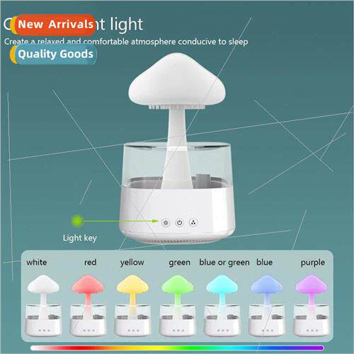 Mushroom Rain Air Humidifier Electric Aroma Diffuser Rain Cl