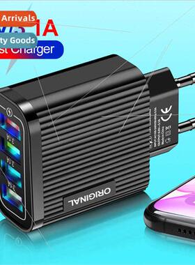 minous 4USB phone charging head   U.S.  travel charger Strip