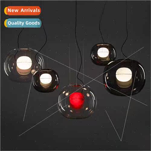 Modern simple living room glass ball lamps lanterns bar cafe