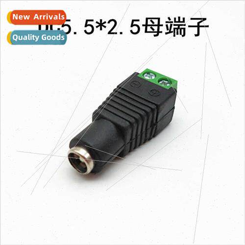 DC Female 5.5x2.5mm Plug Solderless Power DC Connector DC He