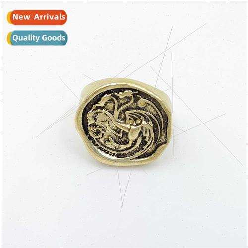 Dragon Family Ring Couple Rings Game Thrones Dragon King Men