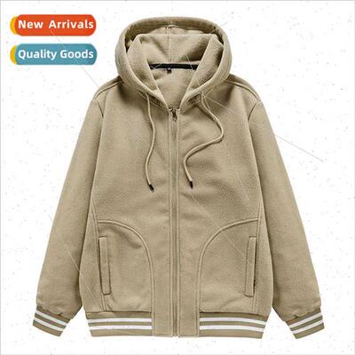 2022 fall new men fleece jacket jacket sweater jacket padded