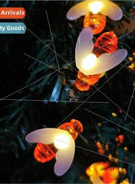 LED Solar Bee Outdoor Garden Decorative ghts Exploding Color