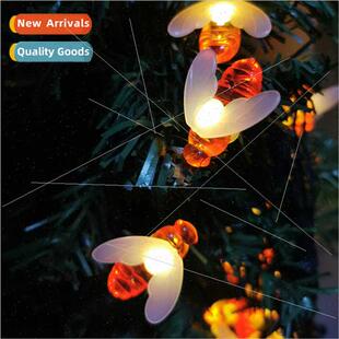 LED Solar Bee Outdoor Garden Decorative ghts Exploding Color