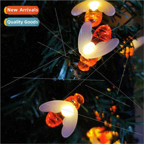 LED Solar Bee Outdoor Garden Decorative ghts Exploding Color