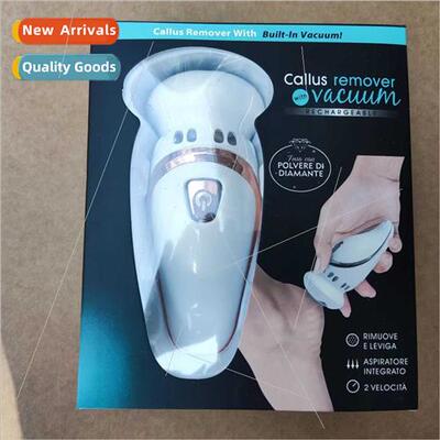 Electric foot grinder vacuuming dead skin callus exfoliation