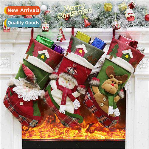 New Christmas Stocking  Bags Christmas Tree Hanging Decorati