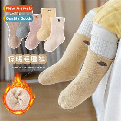 Thickened baby socks 0-3 fall and winter warm men and women