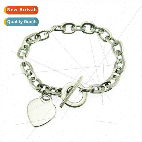 Bully vintage stainless steel men women bracelets glossy geo