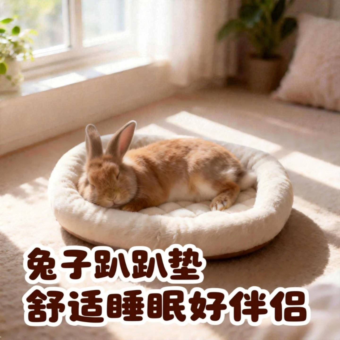 兔子趴趴垫兔子窝过冬神器睡觉冬天保暖仿兔绒加厚毛绒垫猫狗通用,宠物/宠物食品及用品,兔兔专用窝,淘宝优惠券,粉丝福利购,淘宝优惠卷