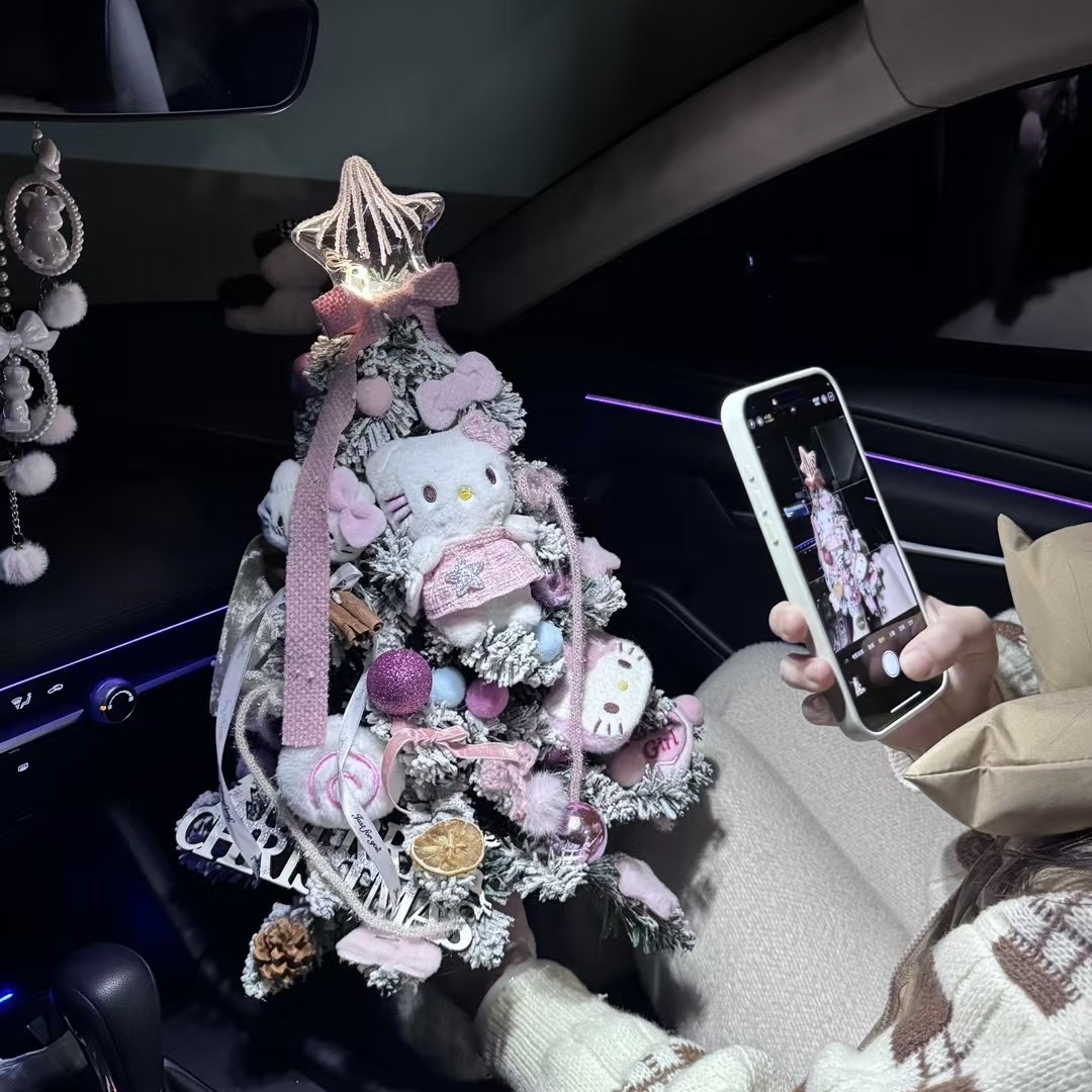 新款kt圣诞树玲娜贝尔星星人旋转八音盒2025新款送女友圣诞礼物