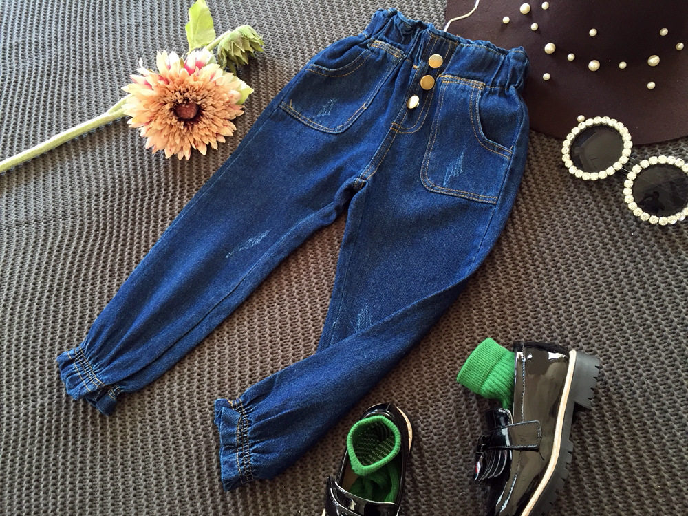 Pantalon fille en mélange - Ref 2063458 Image 3