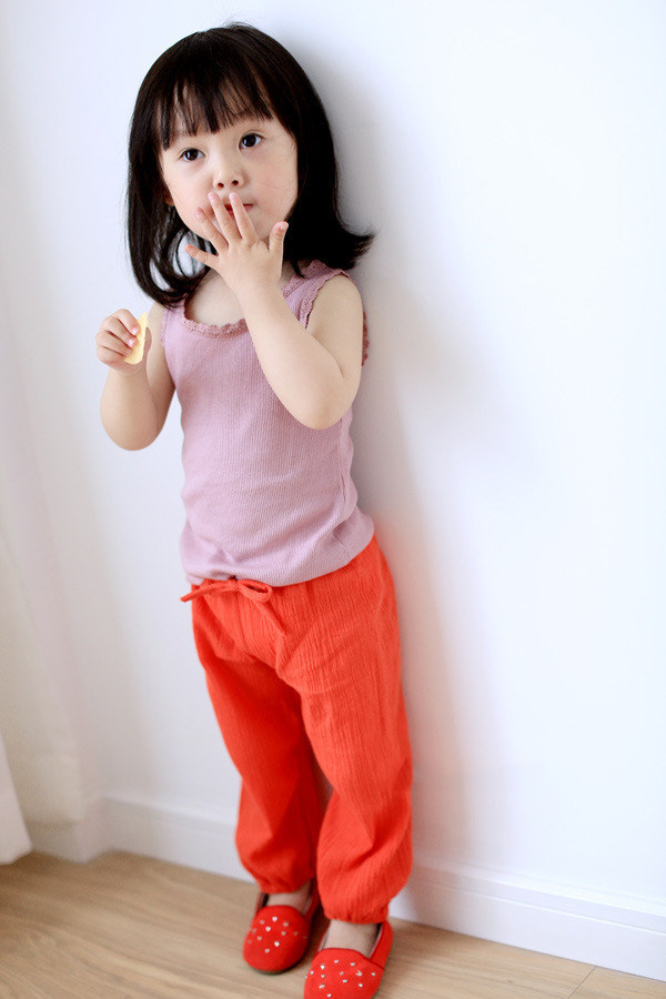 Pantalon fille en CVC - Ref 2062625 Image 3
