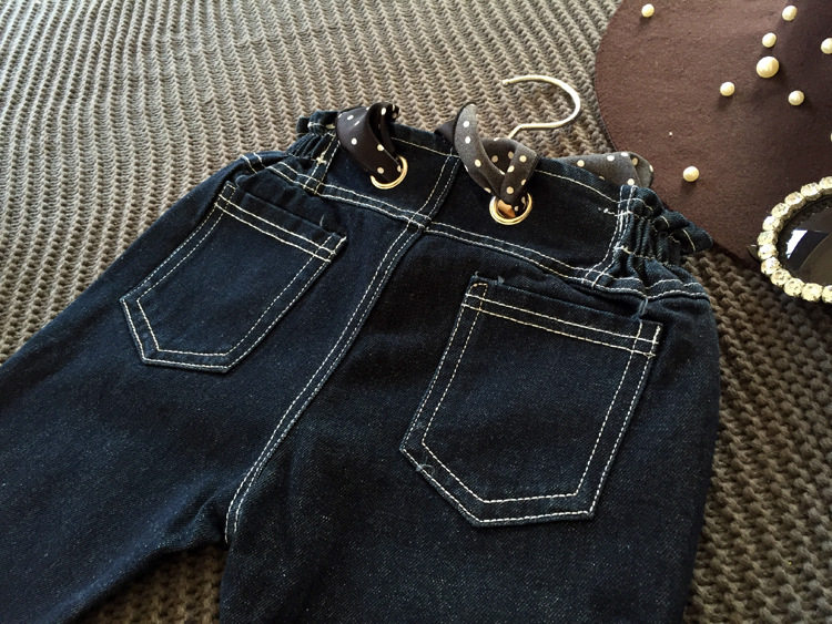 Pantalon fille en toile - Ref 2063585 Image 5