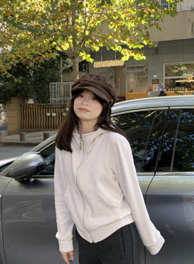 PERRY自制小个子奥绒连帽打底衫百搭小码150xxs