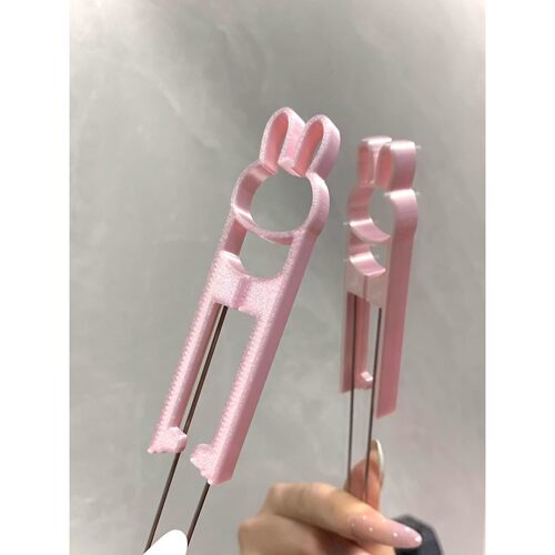 【拼豆笔】豆浆兔几拼豆双针68-70豆笔新手适用肌无力针珠光色系
