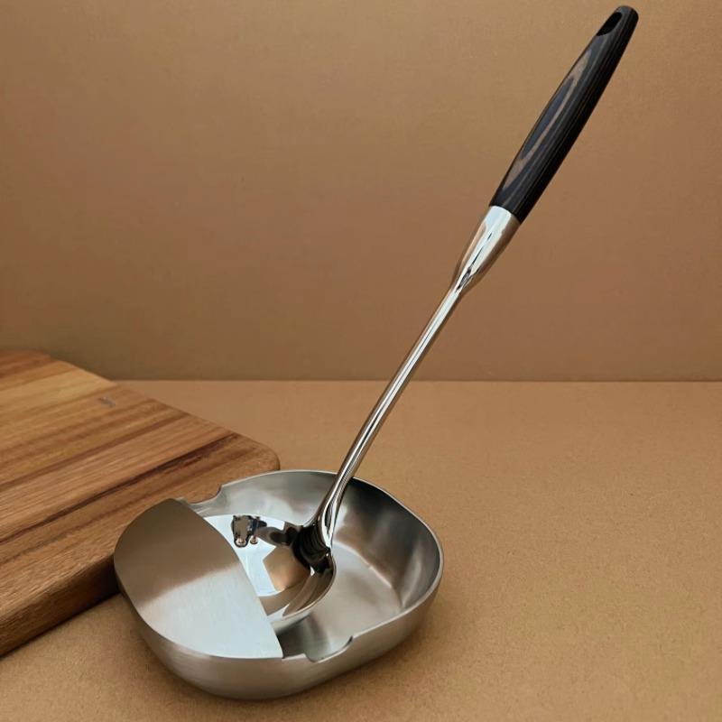 304不锈钢汤勺架托厨房炒菜台面勺架锅铲托盘厨具收纳立式托架