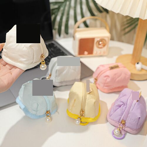 迷你零钱包可爱软绵绵包挂件耳机保护套适用airpods便携随身小包