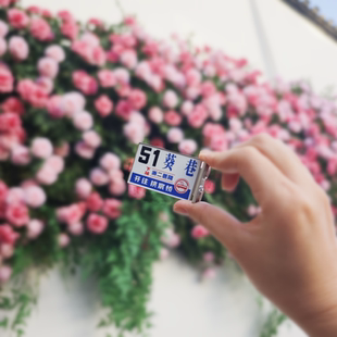 杭州公交复古巴士记忆文创金属站牌冰箱贴胜利剧院复古怀旧纪念品