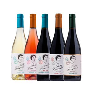 艾美娜庄园葡萄酒 干白桃红干红五款酒组合装 WINE100黑金奖金奖