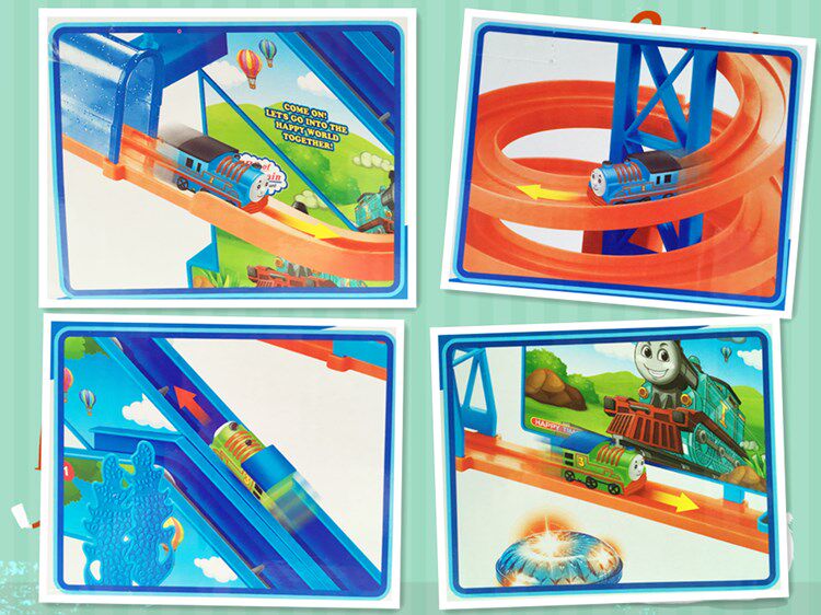 CONVEYOR BELT ELECTRIC CHILDRENS ASSEMBLY YU SHIXING A333-79 LARGE TRACK FIRE FESTIVAL BIRTHDAY 61 TOY GIFT