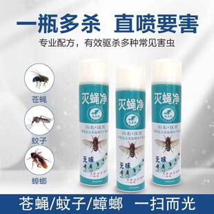 飞立扑灭蝇杀虫气雾剂家用灭苍蝇蚊子饭店商用家庭山东汉兴