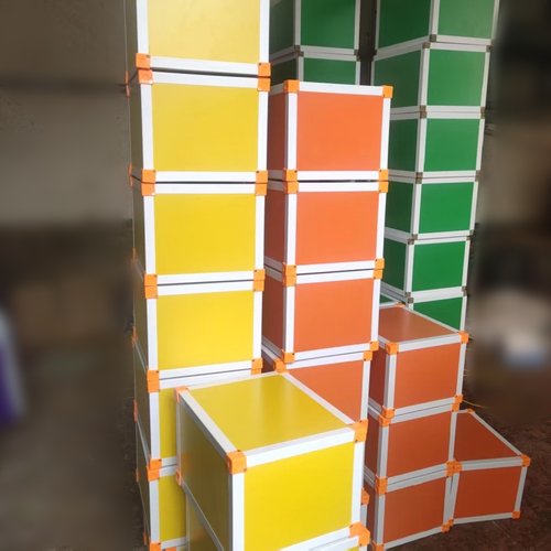 小学音乐凳多功能六面体积木凳学校搭建舞台凳合唱台合影台阶梯凳