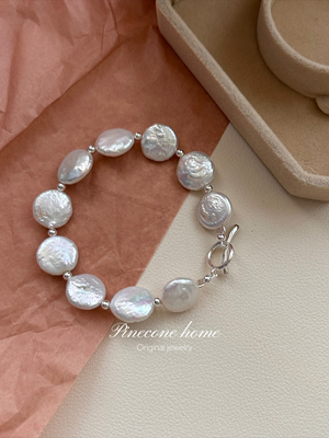 Pinecone home  原创·【纽扣巴洛克】纯银小众手工定制女手链