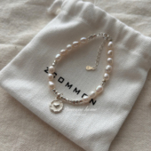 爱心牌米粒珍珠 Pinecone home小众定制 韩系s925碎银珍珠手链