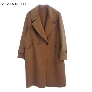 新款 女装 翻领宽松贴兜大衣 LIU薇薇安刘A2559307秋季 VIVIAN