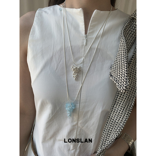 珠珠葡萄吊坠项链韩系百搭配饰 2025ss气质长款 LONSLAN ACC
