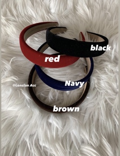 少女气质高颅顶丝绒发箍头箍 韩国复古法式 Lonslan ACC