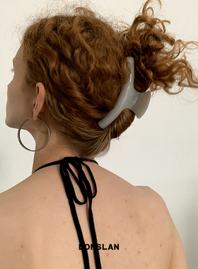 LONSLAN ACC 2024搭配 基础简约百搭一字夹发夹INS时髦抓夹