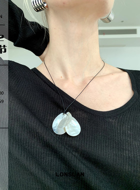 可爱少女树脂吊坠项链