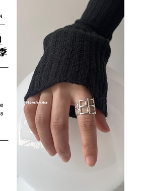 LONSLAN不规则叠层戒指