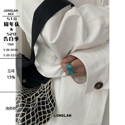 LONSLANACC可爱少女蝴蝶结戒指